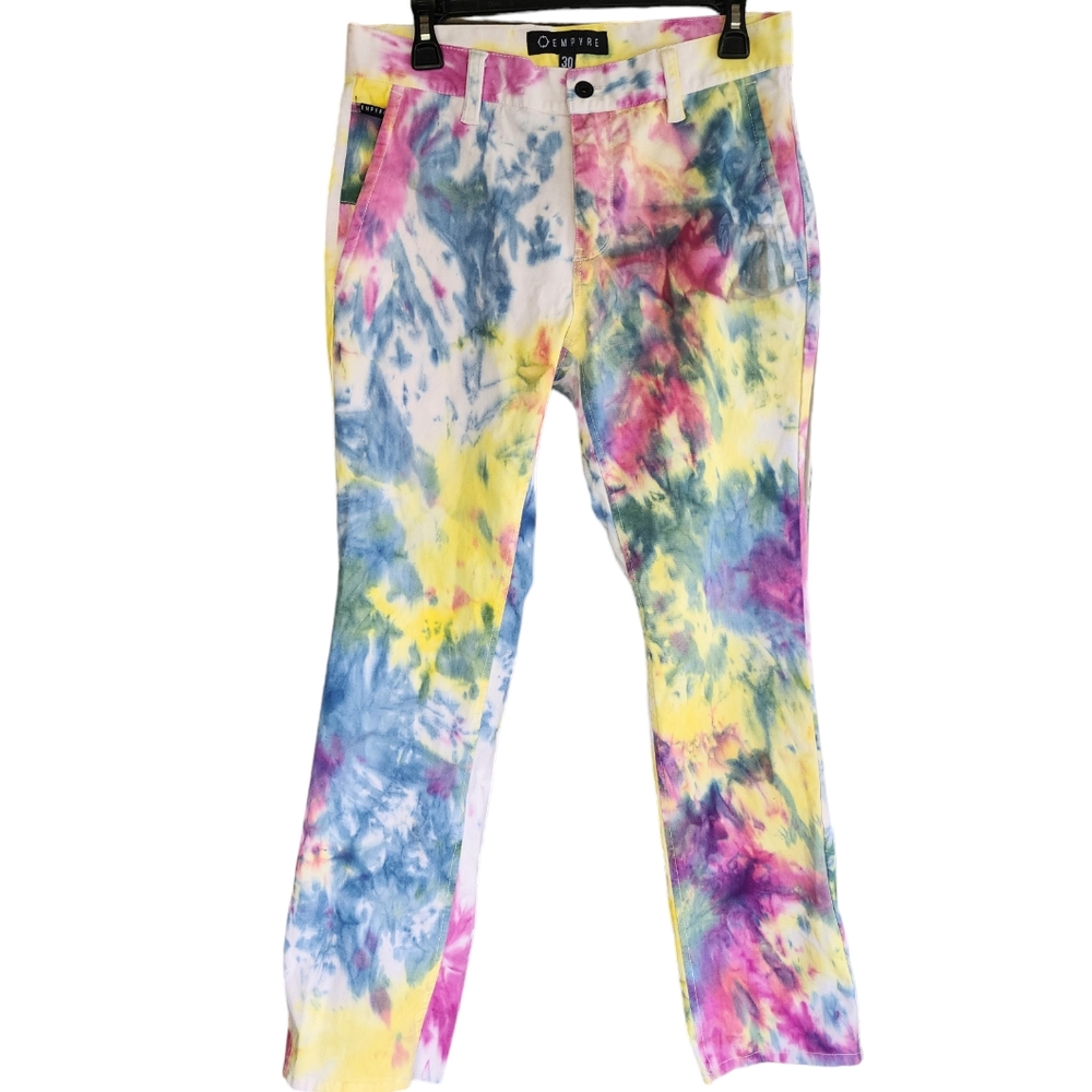 Empyre Sledgehammer Rainbow Tie Dyed Jeans‎